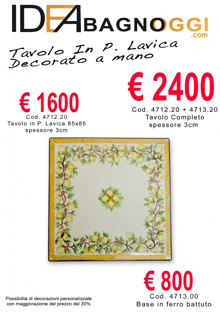 tavoli quadrati LAVICA LIMONI 4712.20