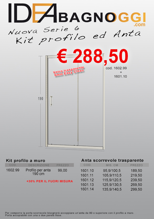 kit profilo ed anta b