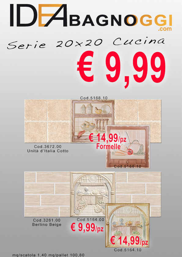 volantino 20x20 cucina b