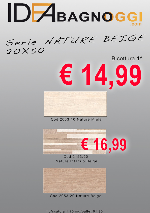 volantino SERIE NATURE BEIGE b